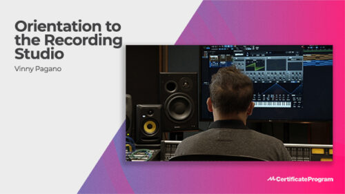 Orientation to the Recording Studio