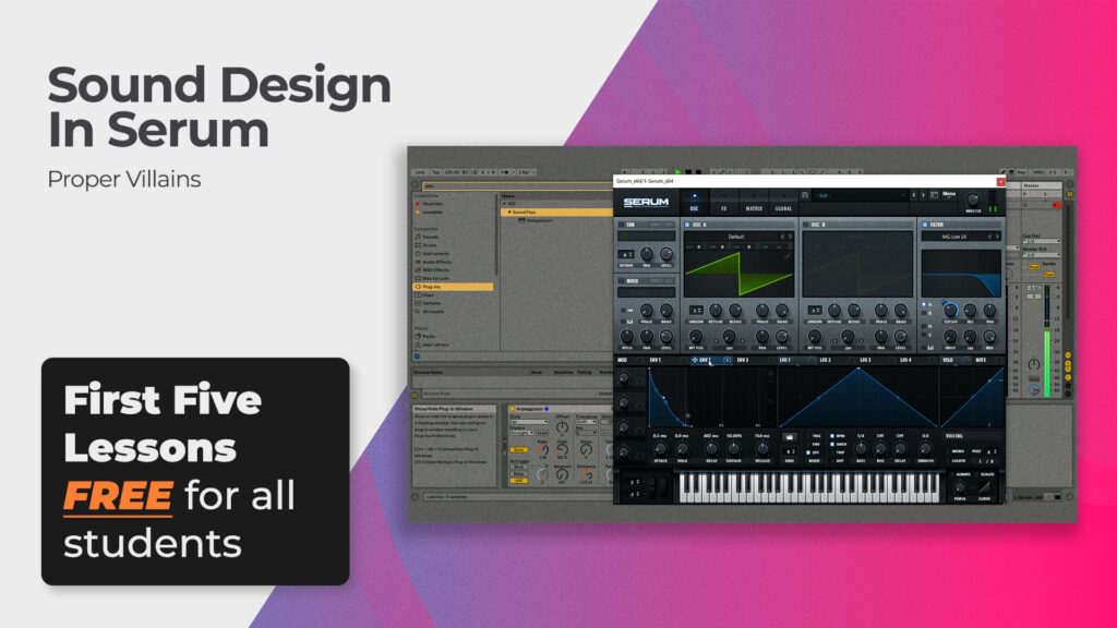 Sound Design In Serum (Included in Essential)