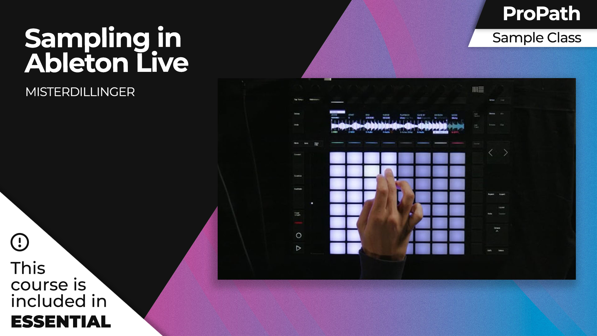 Sampling in Ableton Live (Included in Essential)