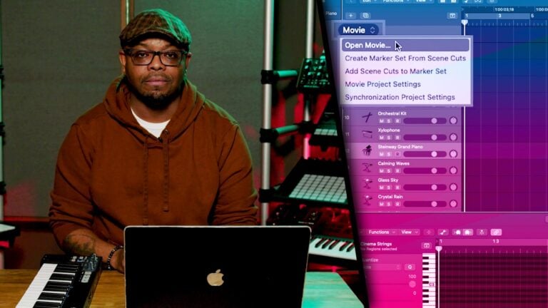 Sound To Video in Logic Pro video in logic pro